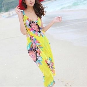 Yellow Swim Coverup
